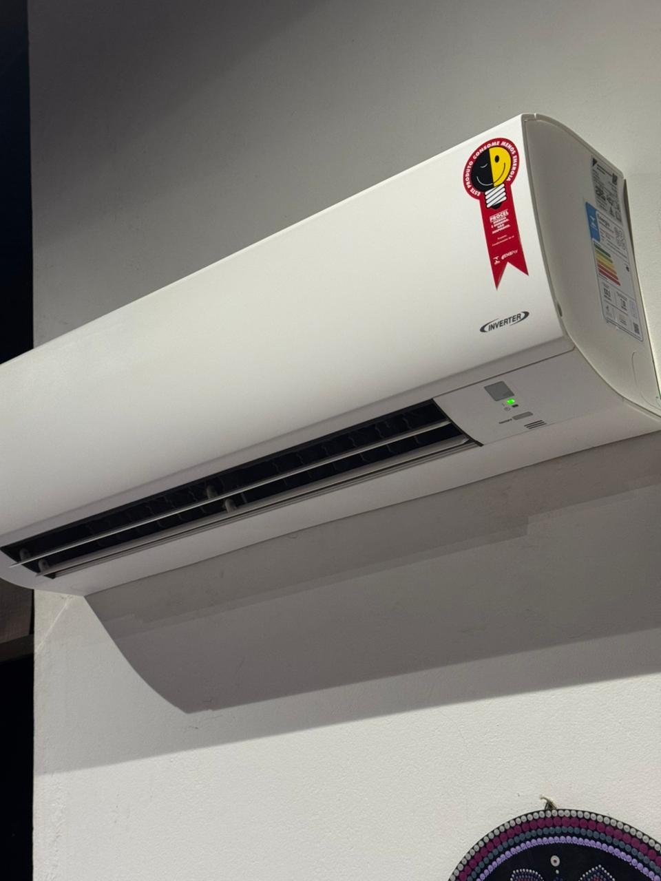 Split Daikin Inverter instalado em residência em Biguaçu/SC